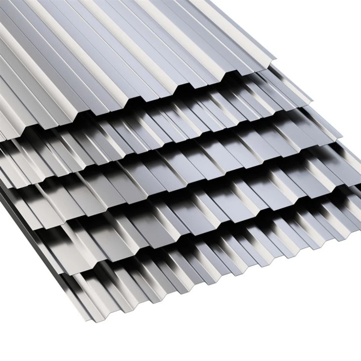 Hoja de acero galvanizado corrugado para techos